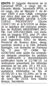 Ejemplo Edicto